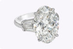 15 Carat Oval Diamond Ring | Brilliant White | 18K Gold | Grand Palais Radiance - Image 6