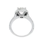 3.26 Carat Round Brilliant Diamond Ring | Brilliant White | 14K White Gold - Image 5