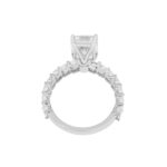 6.64 Carat Radiant Diamond Ring | Brilliant White | 14K White Gold | Timeless Brilliance - Image 5