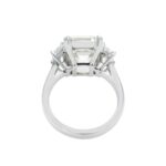 6.26 Carat Asscher Diamond Ring | Brilliant White | 14K White Gold | Refined Grandeur - Image 6