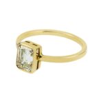 1.09 Carat Emerald-cut Statement | 14K Yellow Gold | Graceful Brilliance - Image 3