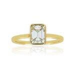 1.09 Carat Emerald-cut Statement | 14K Yellow Gold | Graceful Brilliance
