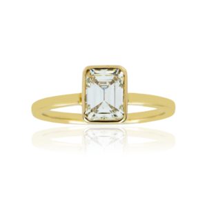 1.09 Carat Emerald-cut Statement | 14K Yellow Gold | Graceful Brilliance