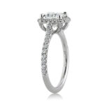 1.8 Carat Princess Diamond Ring | Brilliant White | 14K White Gold | Classic Charm - Image 3