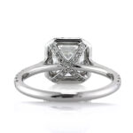 1.8 Carat Princess Diamond Ring | Brilliant White | 14K White Gold | Classic Charm - Image 5