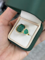 15.44 Carat Emerald Diamond Ring | 18K White Gold - Image 2