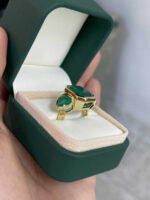 15.44 Carat Emerald Diamond Ring | 18K White Gold - Image 4