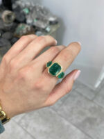 15.44 Carat Emerald Diamond Ring | 18K White Gold - Image 5