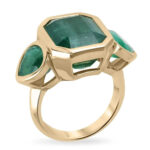 15.44 Carat Emerald Diamond Ring | 18K White Gold - Image 9