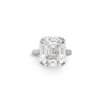 15 Carat Assher Cut Statement | Brilliant White | VVS | 14K White Gold
