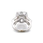 15 Carat Cushion Statement | Brilliant White | VS | 14K White Gold - Image 3