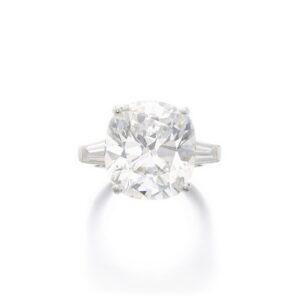 15 Carat Cushion Statement | Brilliant White | VS | 14K White Gold