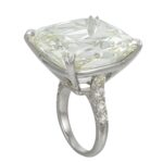 15 Carat Cushion Statement | Brilliant White | VS | 14K White Gold - Image 3