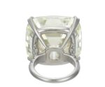 15 Carat Cushion Statement | Brilliant White | VS | 14K White Gold - Image 4