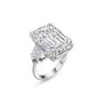 15 Carat Emerald-cut Statement | VVS | 14K White Gold | Flawless-Level Presence