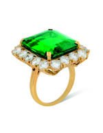 15 Carat Emerald-cut Statement | 14K White Gold | Iconic Presence - Image 3