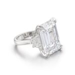 15 Carat Emerald-cut Statement / F color | VS | 14K White Gold - Image 2
