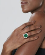 15 Carat Emerald-cut Statement | 14K White Gold | Collector’s Grade Grandeur - Image 2