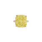 15 Carat Radiant Statement | Fancy Yellow | 14K White Gold | Colour-Collector’s Treasure