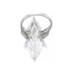 15 Carat Marquise Statement | Brilliant White / F color | VS | 14K White Gold - Image 4