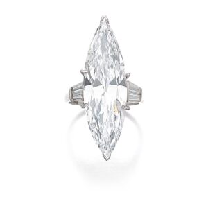15 Carat Marquise Statement | Brilliant White | SI | 14K White Gold