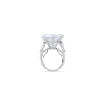 15 Carat Pear Statement | Brilliant White / D color | VVS | 14K White Gold - Image 4