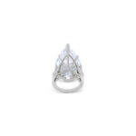 15 Carat Pear Statement | Brilliant White / D color | VVS | 14K White Gold - Image 5