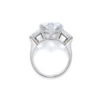 15 Carat Pear Statement | Brilliant White / J color | VS | 14K White Gold - Image 4