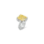 15 Carat Radiant Statement | Fancy Yellow | 14K White Gold | Sunlit Royal Radiance - Image 6