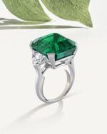 15 Carat Emerald-cut Statement | 14K White Gold | Unparalleled Brilliance - Image 3