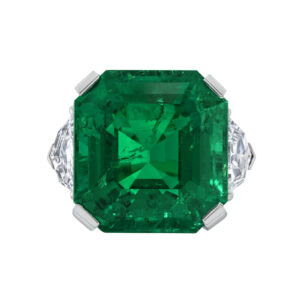 15 Carat Emerald-cut Statement | 14K White Gold | Unparalleled Brilliance