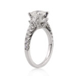 1.8 Carat Princess Diamond Ring | Brilliant White | 14K White Gold | Refined Light - Image 3