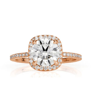 2 Carat Round Brilliant Diamond Ring | Brilliant White | 14K White Gold