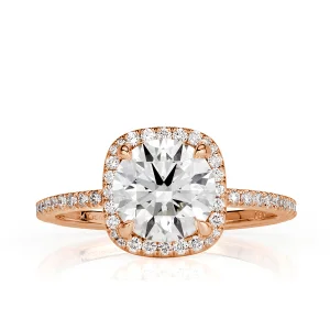 2 Carat Round Brilliant Diamond Ring | Brilliant White | 14K White Gold