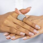 6.73 Carat Round Brilliant Statement | Brilliant White | 14K White Gold | Radiant Elegance