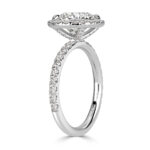 5 Carat Round Brilliant Diamond Ring | Brilliant White | 14K White Gold - Image 2
