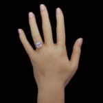 4.58 Carat Asscher Statement | Brilliant White | 14K White Gold | Modern Nobility - Image 2