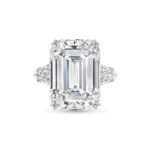 16 Carat Emerald-cut Statement | Type IIa | FL/IF | 14K White Gold - Image 4