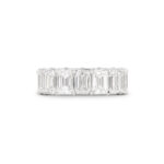 16 Carat Emerald Eternity Band | 14K White Gold | Collector’s Grade Grandeur - Image 2