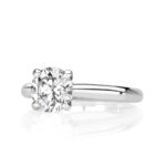 2 Carat Round Brilliant Diamond Ring | Brilliant White | 14K White Gold - Image 2