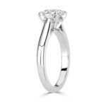 2 Carat Round Brilliant Diamond Ring | Brilliant White | 14K White Gold - Image 3