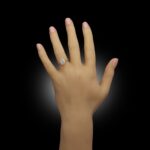 1.78 Carat Pear Statement | Brilliant White | 14K White Gold | Pure Sophistication - Image 4