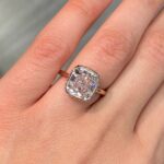 5 Carat Round Brilliant Statement | Fancy Yellow | 14K White Gold - Image 2