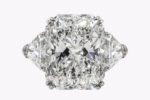 15.09 Carat Radiant Diamond Ring | Brilliant White | 18K Gold | Grand Palais Radiance - Image 4