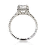 1.7 Carat Princess Diamond Ring | Brilliant White | 14K White Gold | Refined Light - Image 3