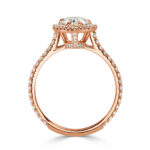 2.12 Carat Pear Diamond Ring | Brilliant White | 14K White Gold | Quiet Power | Heirloom - Image 4