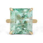 17.8 Carat Emerald Statement | 14K White Gold | Grand Palais Radiance - Image 7