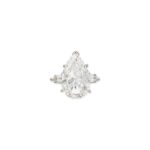 17 Carat Pear Statement | Brilliant White | SI | 14K White Gold | Iconic Presence - Image 2
