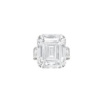17 Carat Assher Cut Statement | Brilliant White / D color | FL/IF | 14K White Gold