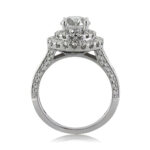 2.11 Carat Round Brilliant Diamond Ring | Brilliant White | 14K White Gold | Modern Nobility - Image 3